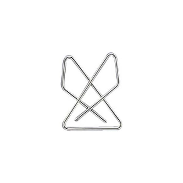 Acco Acco Ideal Butterfly Clamps, Small, Silver, 50/Box 72620 - main